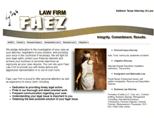 Tablet Screenshot of faezlaw.com